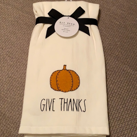 Rae Dunn Other - NWT Rae Dunn fall kitchen towels 2 pack. 16x26